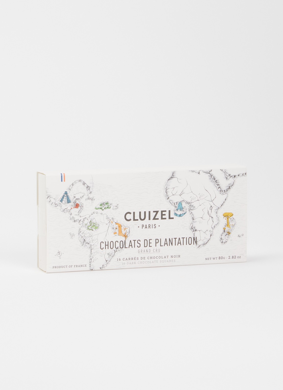 Cluizel Paris No 16 Plantation chocolade in geschenkverpakking 16 stuks - voorkant 2 undefined