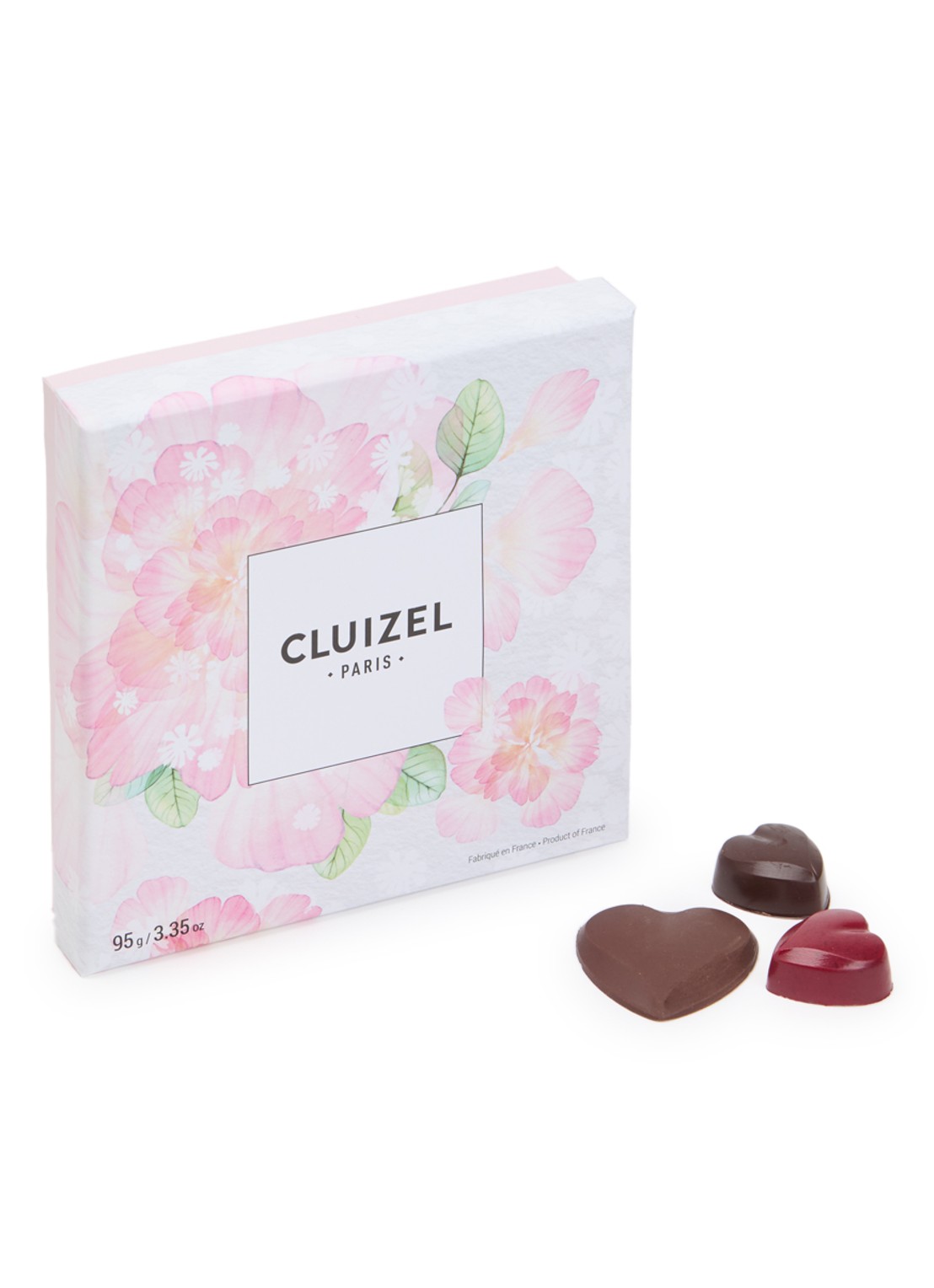 Cluizel Paris Precious Flowers chocolade bonbons in geschenkverpakking 9 stuks - voorkant undefined