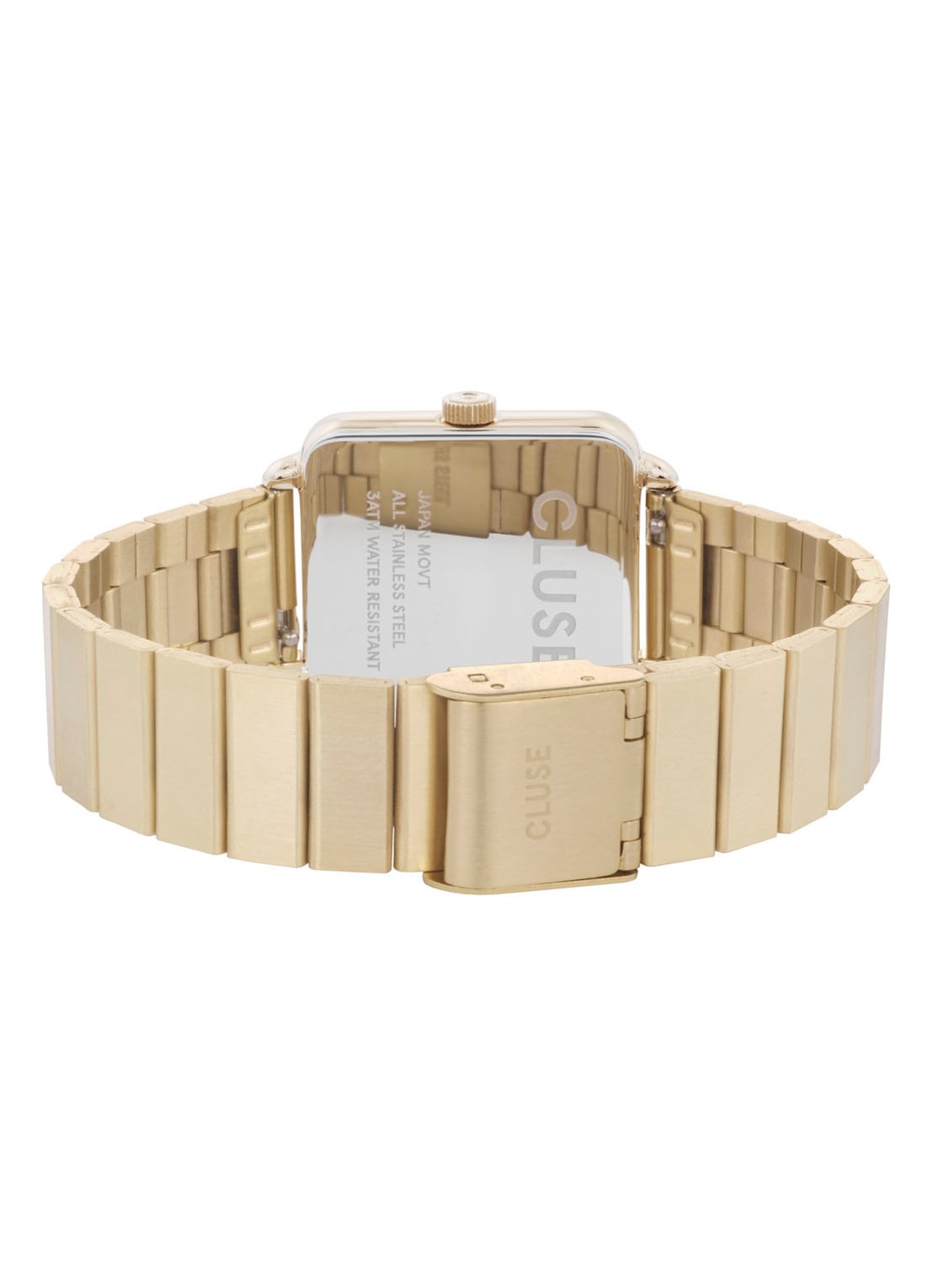 CLUSE La Tétragone horloge CL60023S - achterkant 3 goud