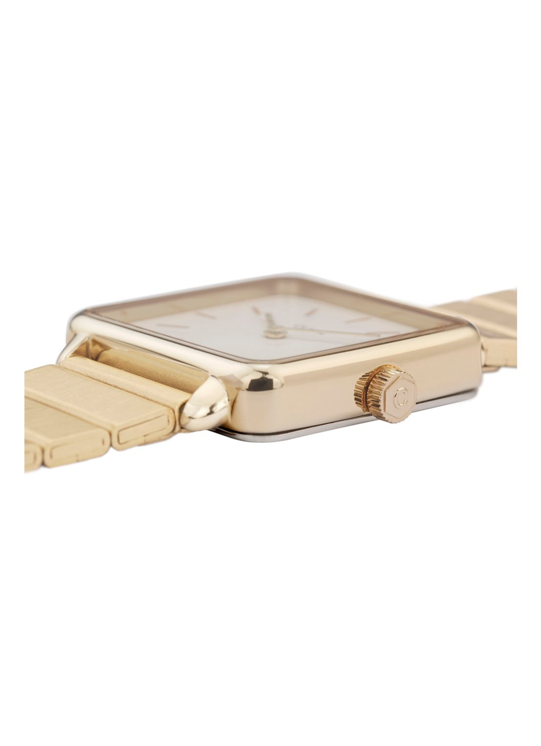 CLUSE La Tétragone horloge CL60023S - detail 2 goud