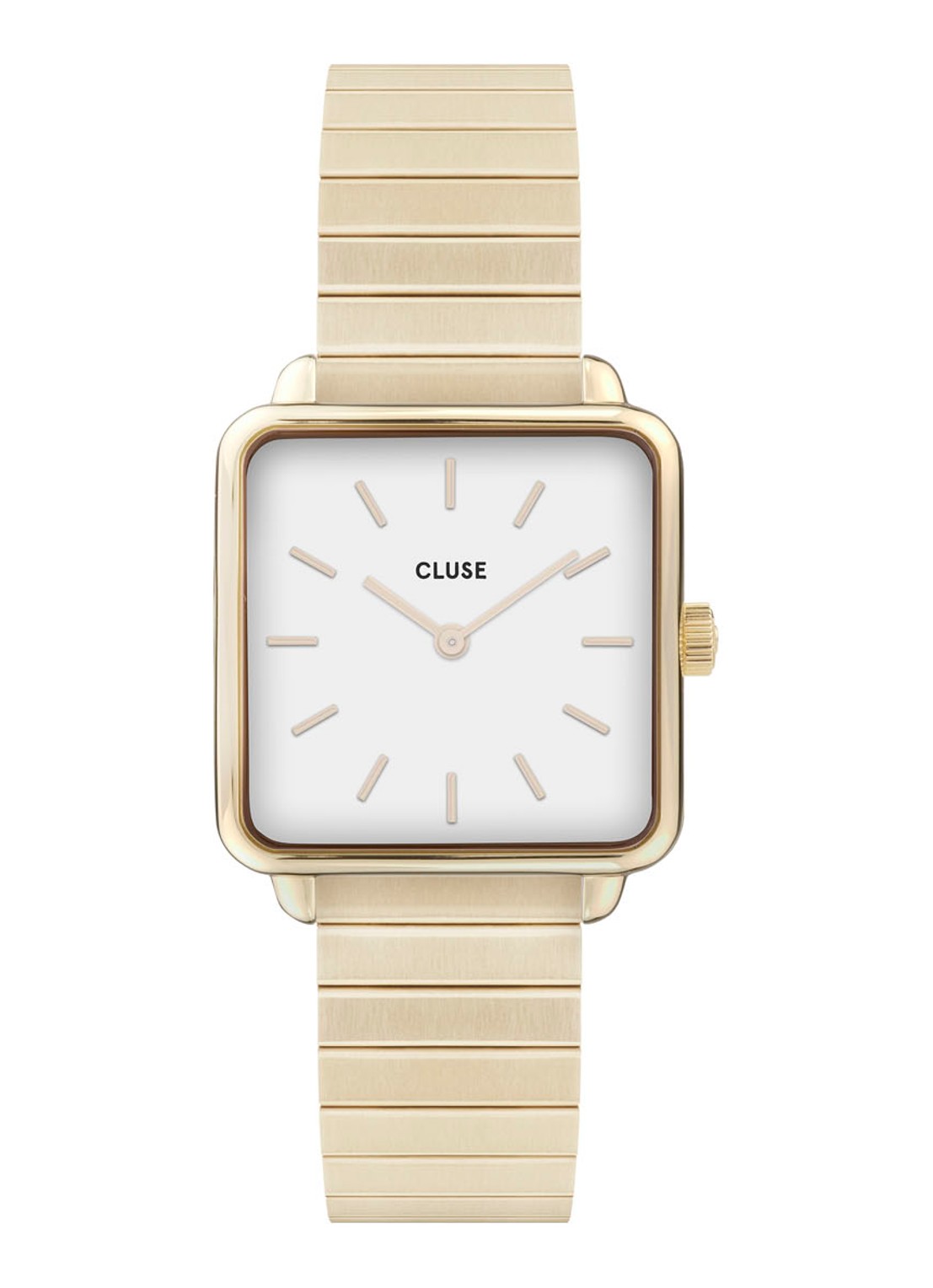 CLUSE La Tétragone horloge CL60023S - voorkant goud