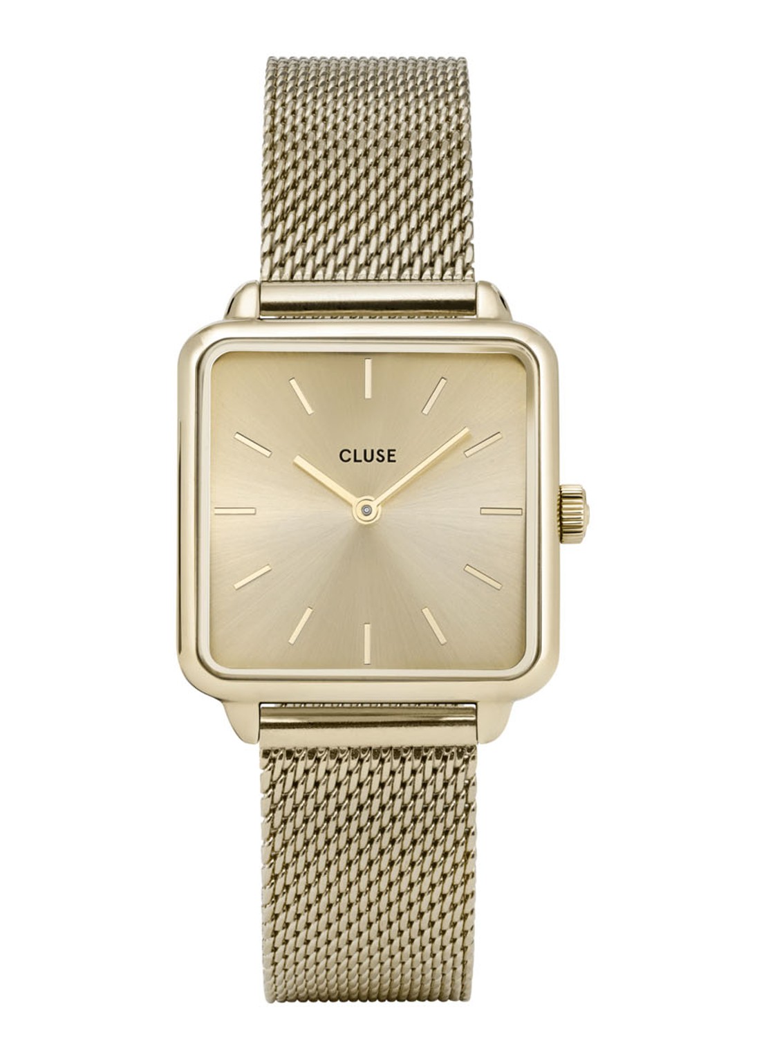 CLUSE La Tétragone horloge van roestvrijstaal CW0101207015 - voorkant 4 undefined