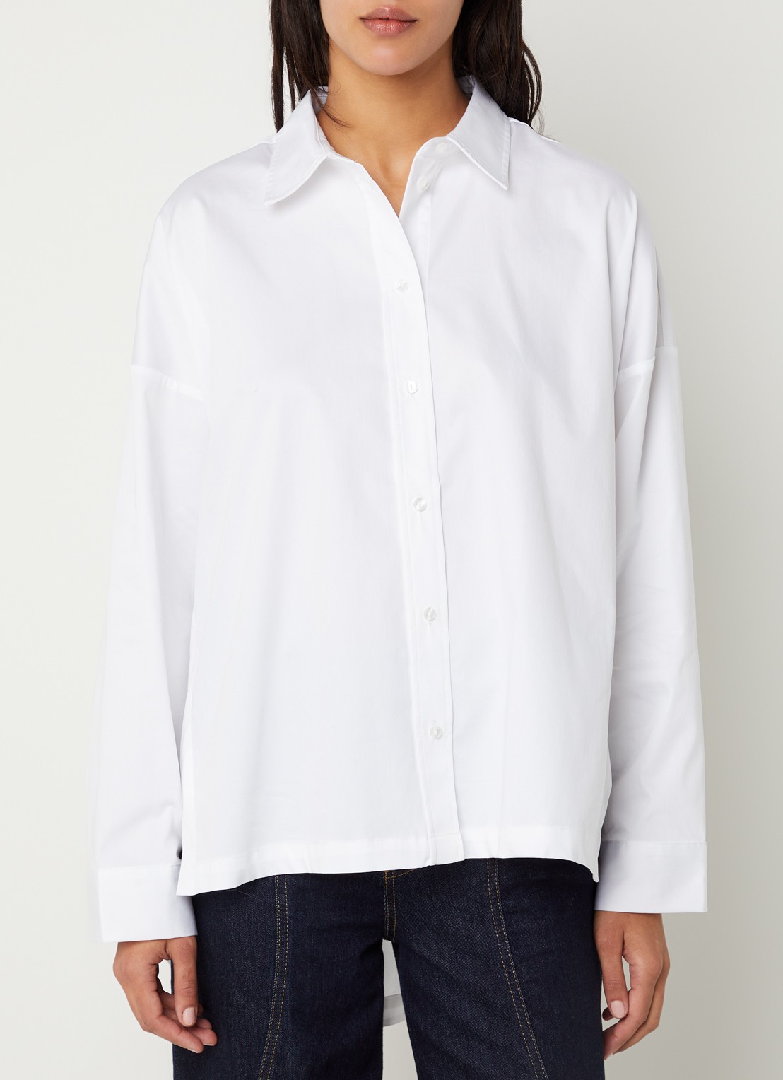 Co'Couture Dalia blouse met stretch - detail 3 wit