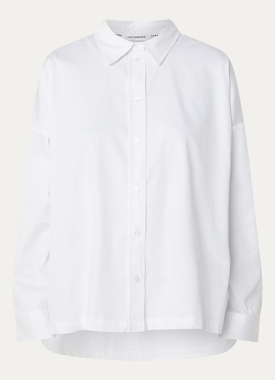 Co'Couture Dalia blouse met stretch - voorkant wit