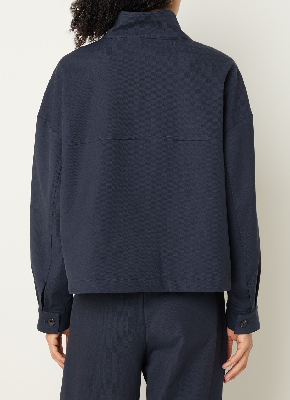 Co'Couture Demi jack met klepzakken - achterkant 2 blauw