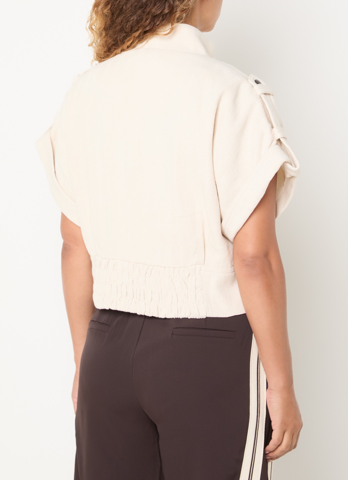 Co'Couture Jack met kraag - achterkant creme