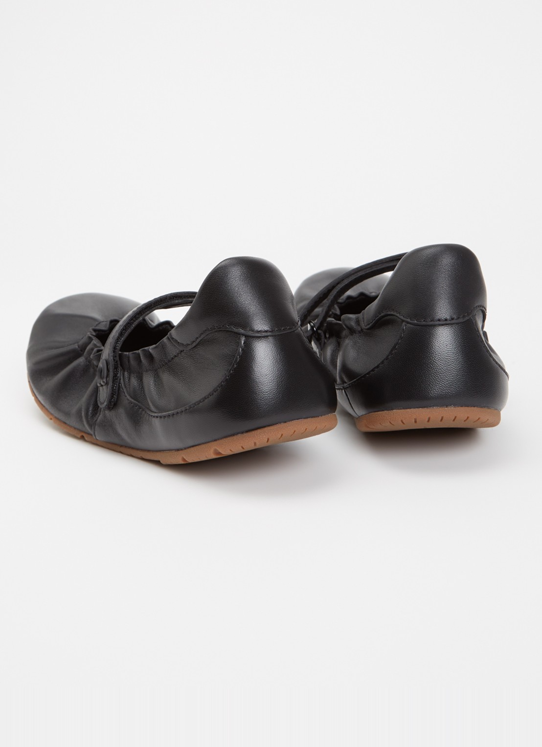 Coach Ballerina van leer - achterkant 5 zwart
