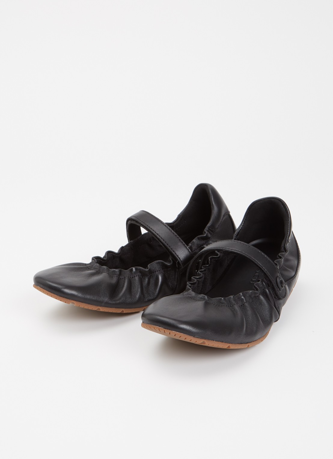 Coach Ballerina van leer - detail 2 zwart