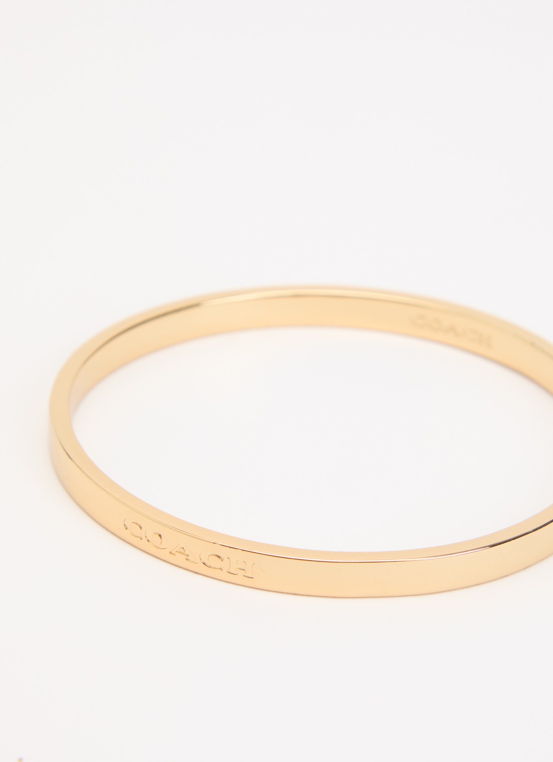 Coach Bangle in set van 2 - detail 3 goud