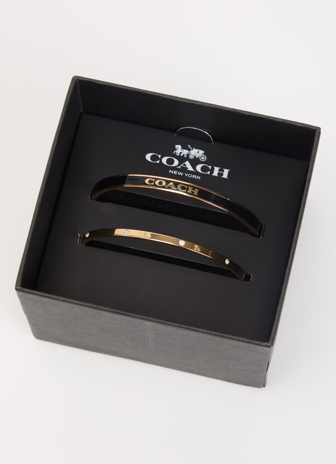 Coach Bangle in set van 2 - detail 2 zwart