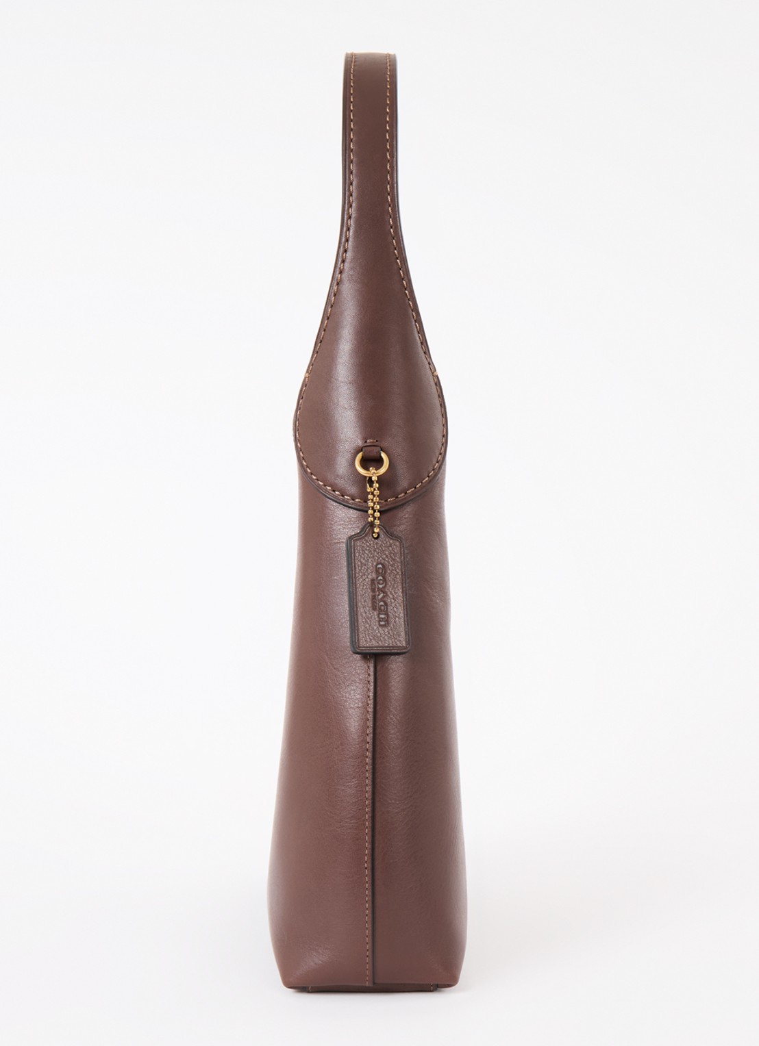 Coach Brooklyn 28 schoudertas van leer - detail 4 donkerbruin