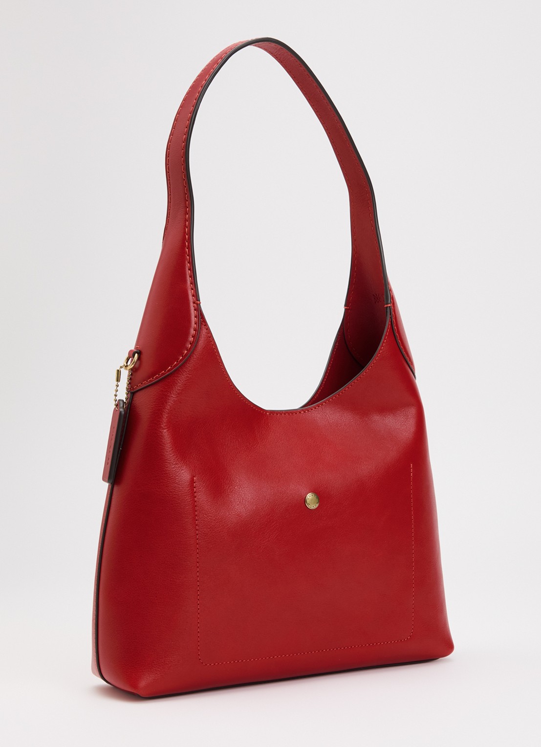 Coach Brooklyn 28 schoudertas van leer - achterkant 2 rood