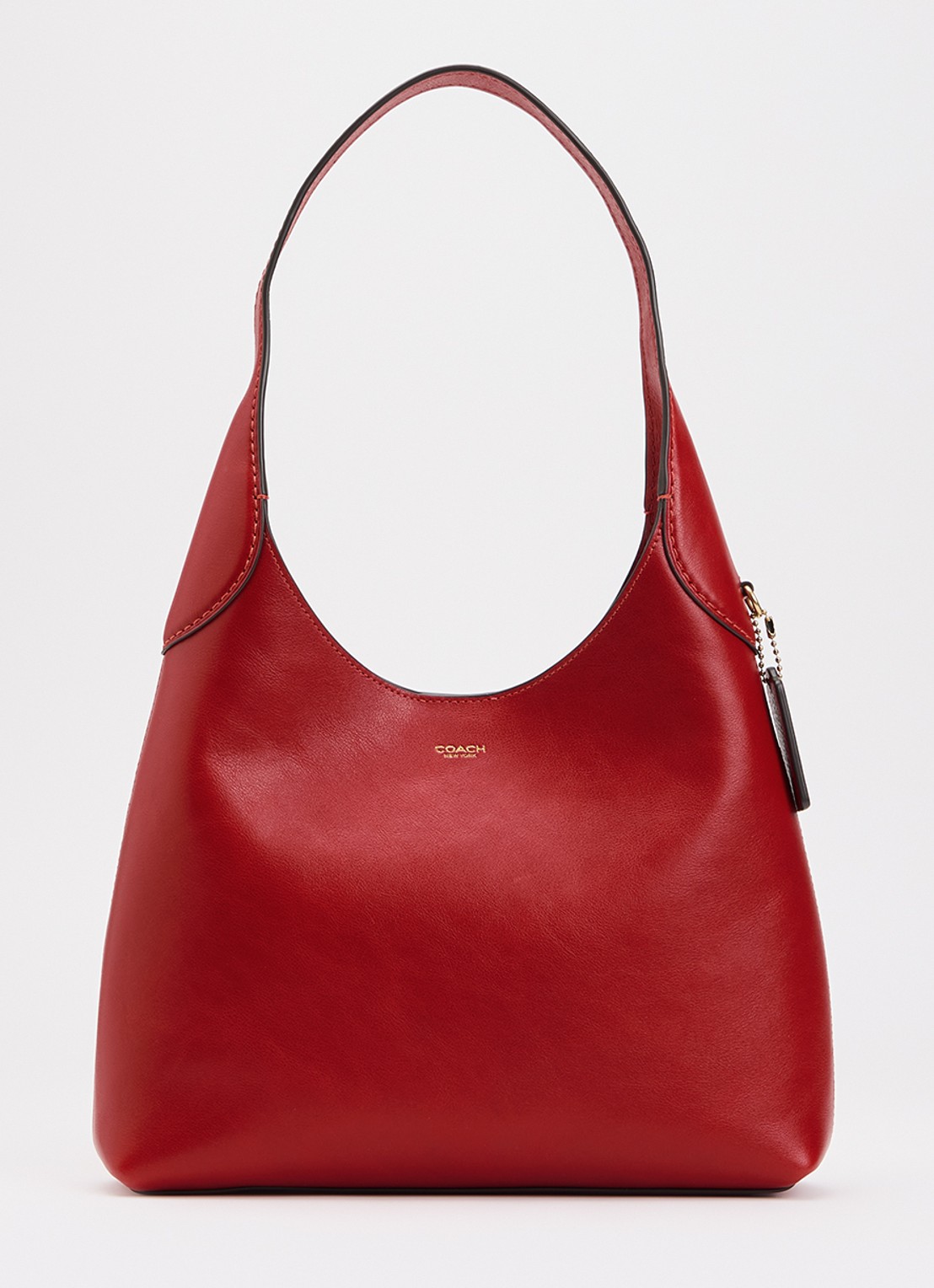 Coach Brooklyn 28 schoudertas van leer - voorkant rood
