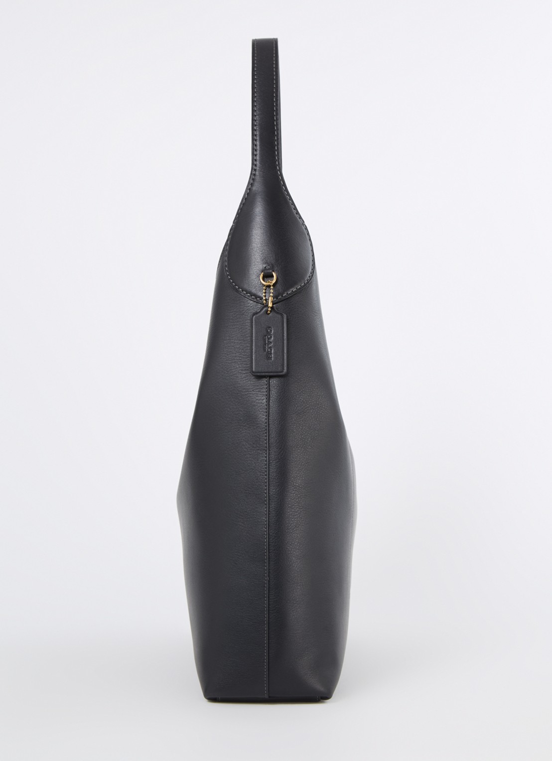 Coach Brooklyn 39 schoudertas van leer - detail 5 zwart