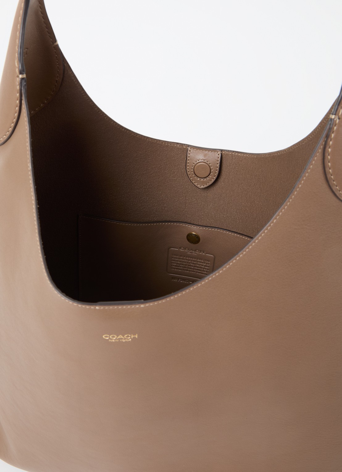 Coach Brooklyn 39 schoudertas van leer - detail 3 bruin