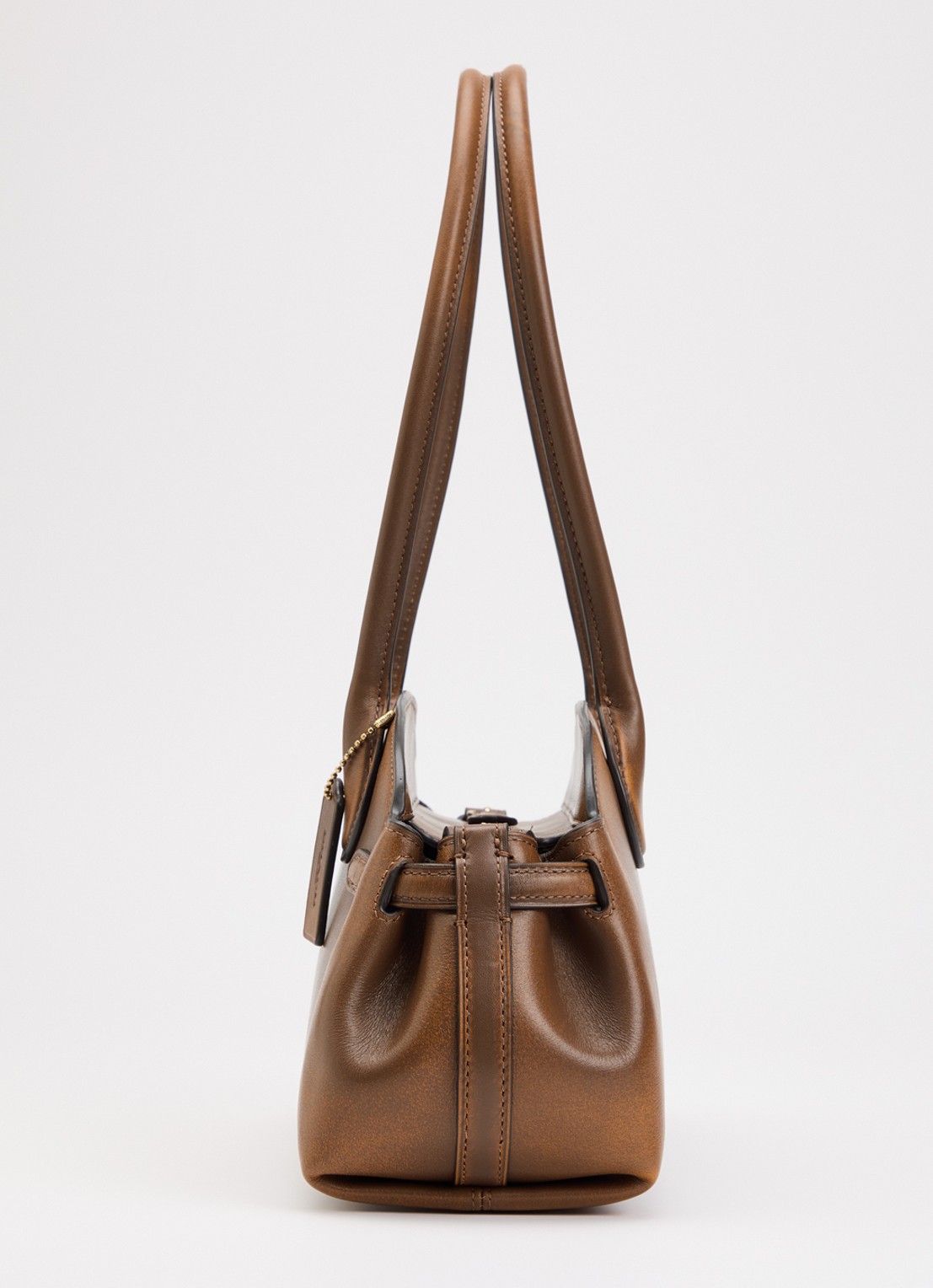 Coach Empire 34 schoudertas van leer - detail 4 bruin