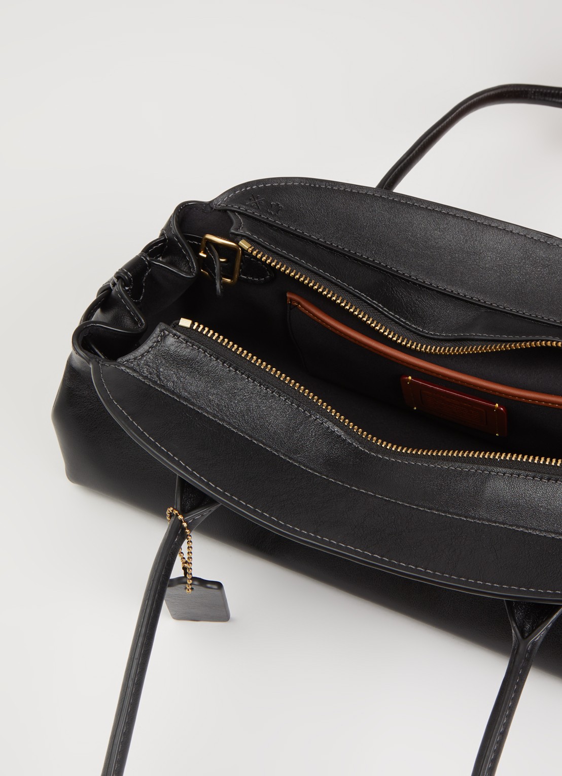 Coach Empire schoudertas van leer - detail 2 zwart