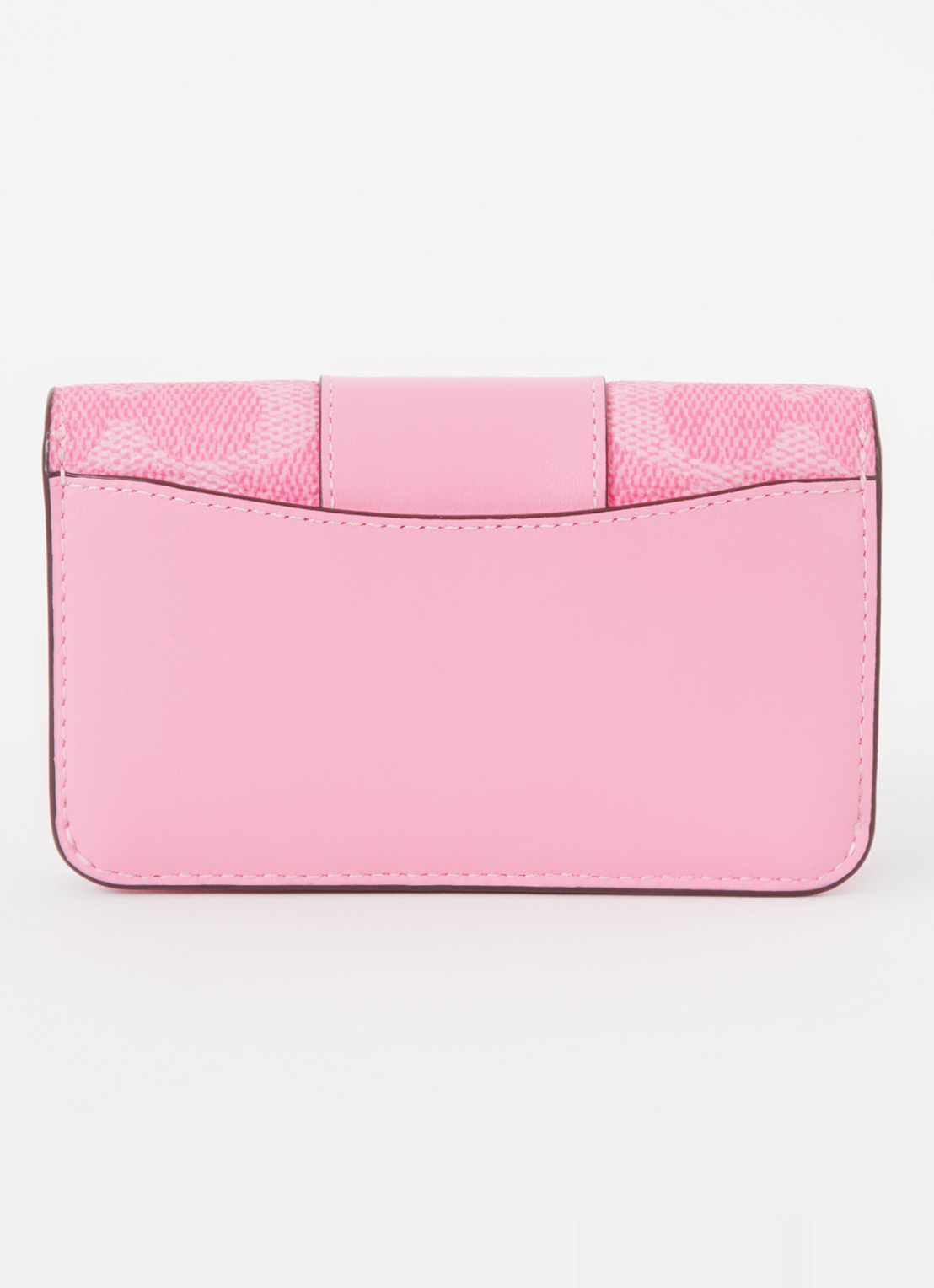 Coach Essential Slim portemonnee met logoprint - achterkant roze