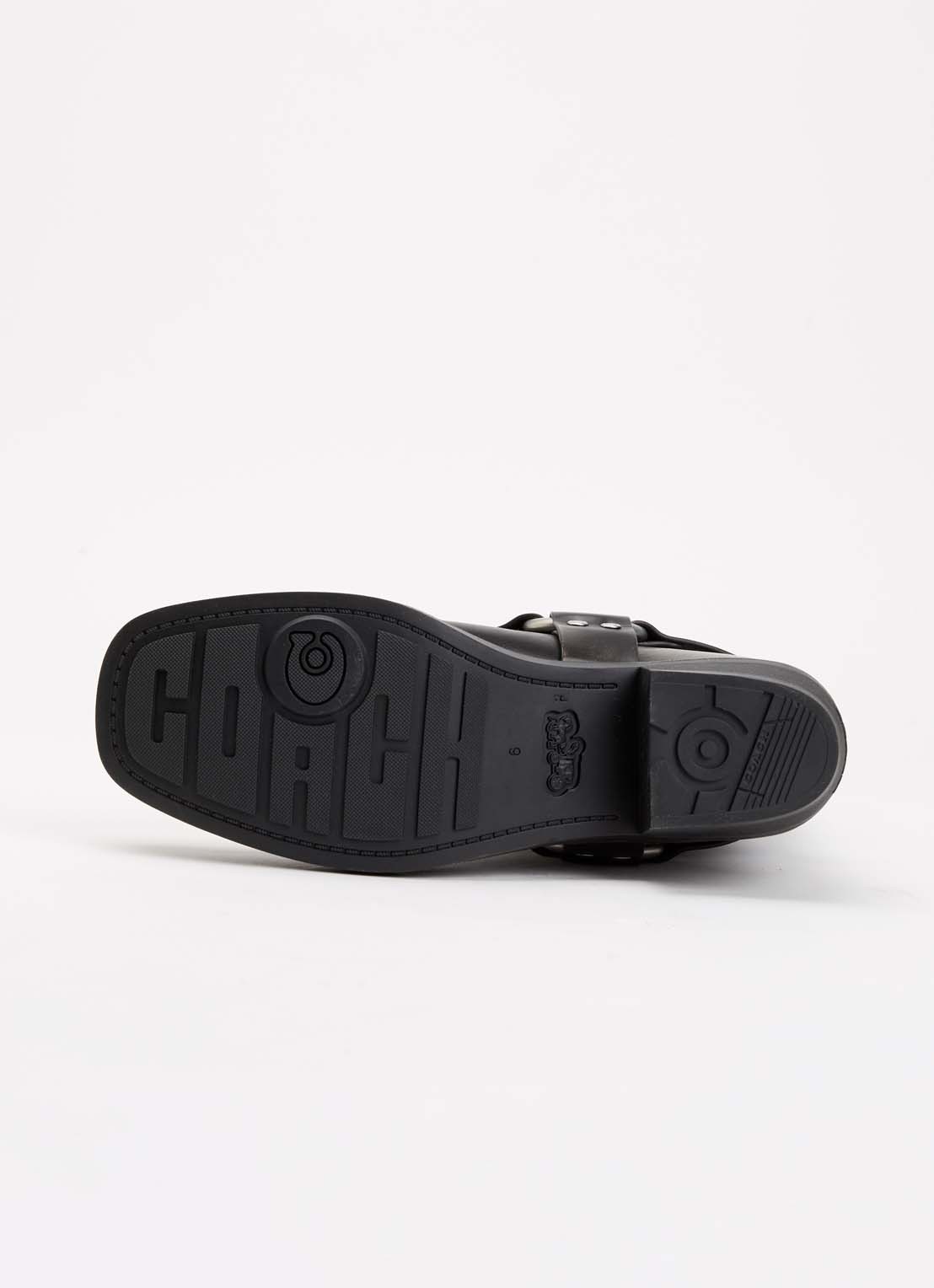 Coach Harness laars van leer - detail 4 donkerbruin