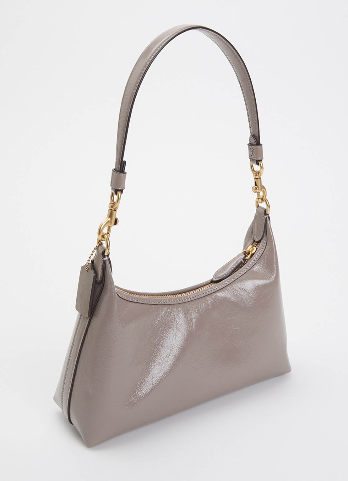 Coach Juliet 25 schoudertas van leer met afneembare schouderriem - achterkant 4 taupe