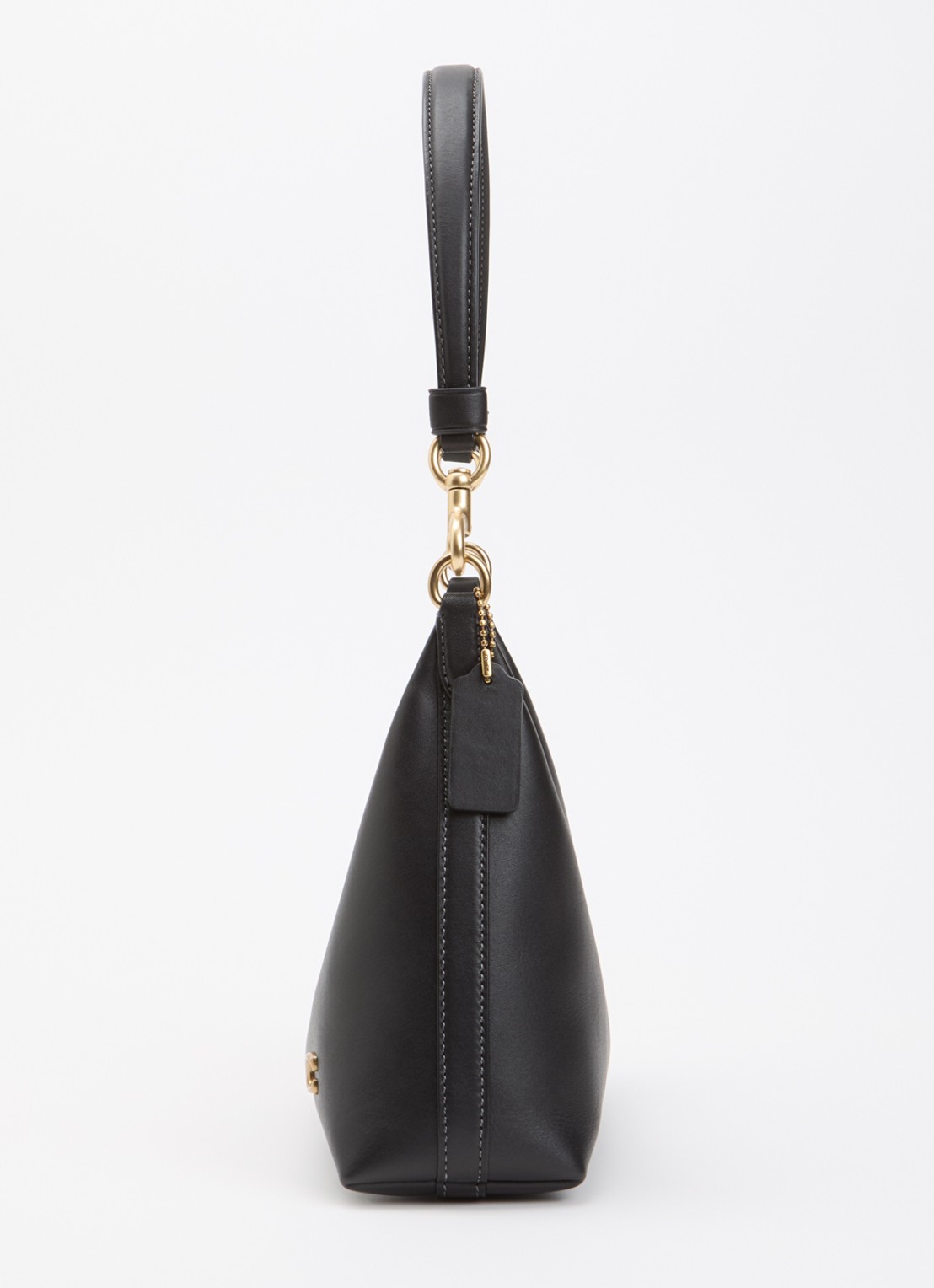 Coach Juliet 25 schoudertas van leer met logo  - detail 6 zwart