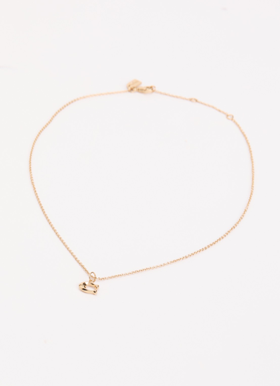 Coach Ketting met hanger - detail 3 goud
