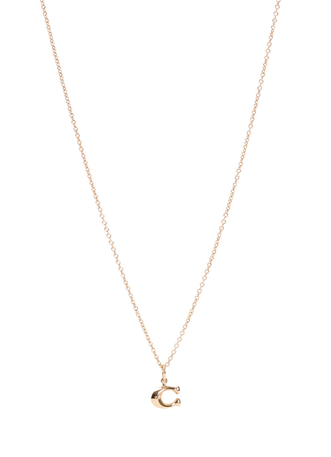 Coach Ketting met hanger - voorkant goud