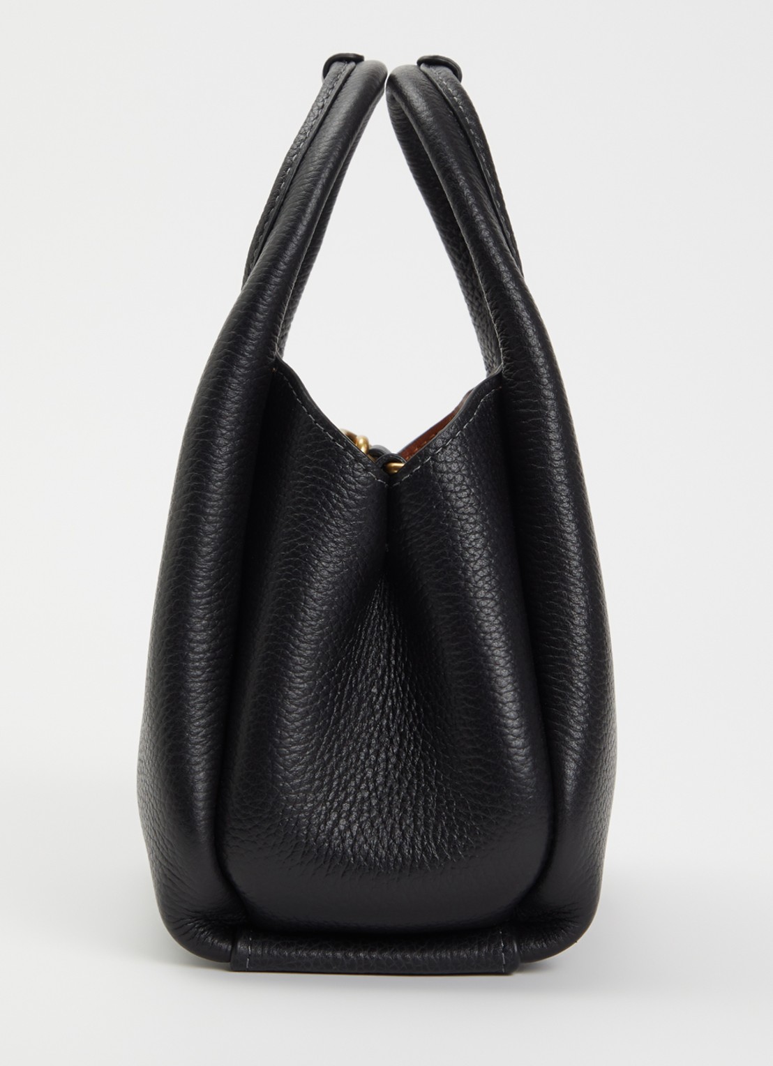Coach Lana 19 handtas van leer met afneembare schouderriem - detail 2 zwart