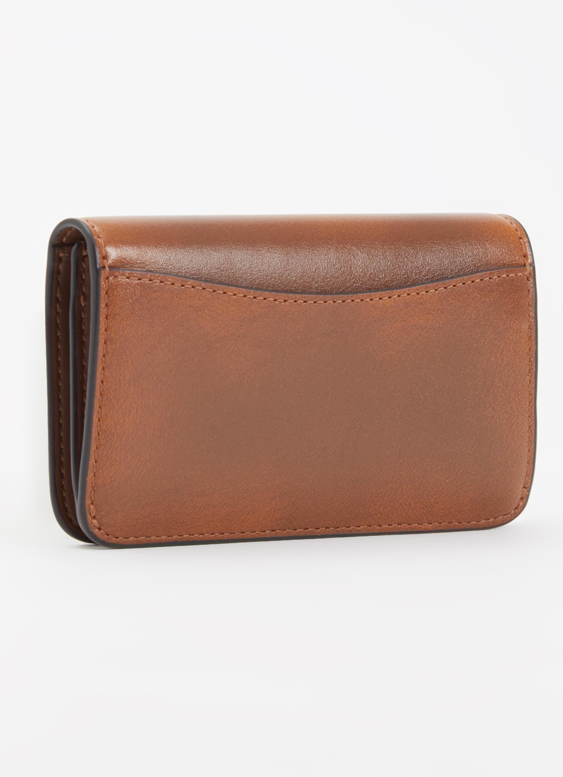 Coach Loved L portemonnee van kalfsleer - achterkant cognac