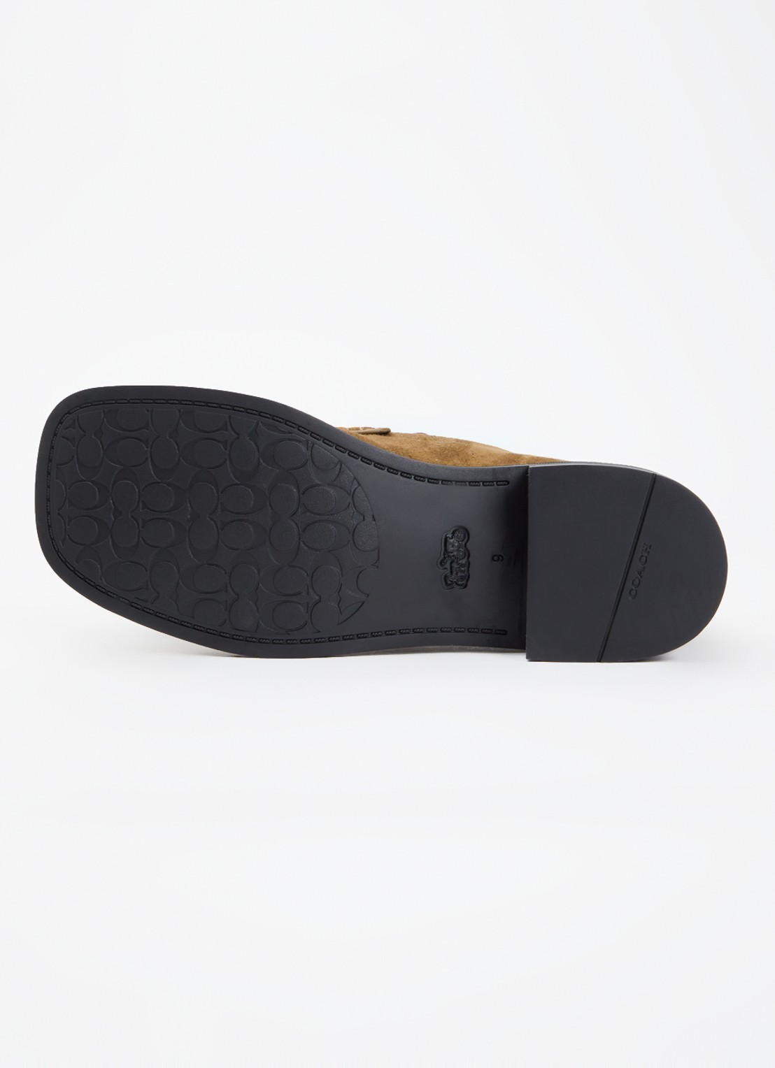 Coach Penny loafer van suède - detail 4 camel