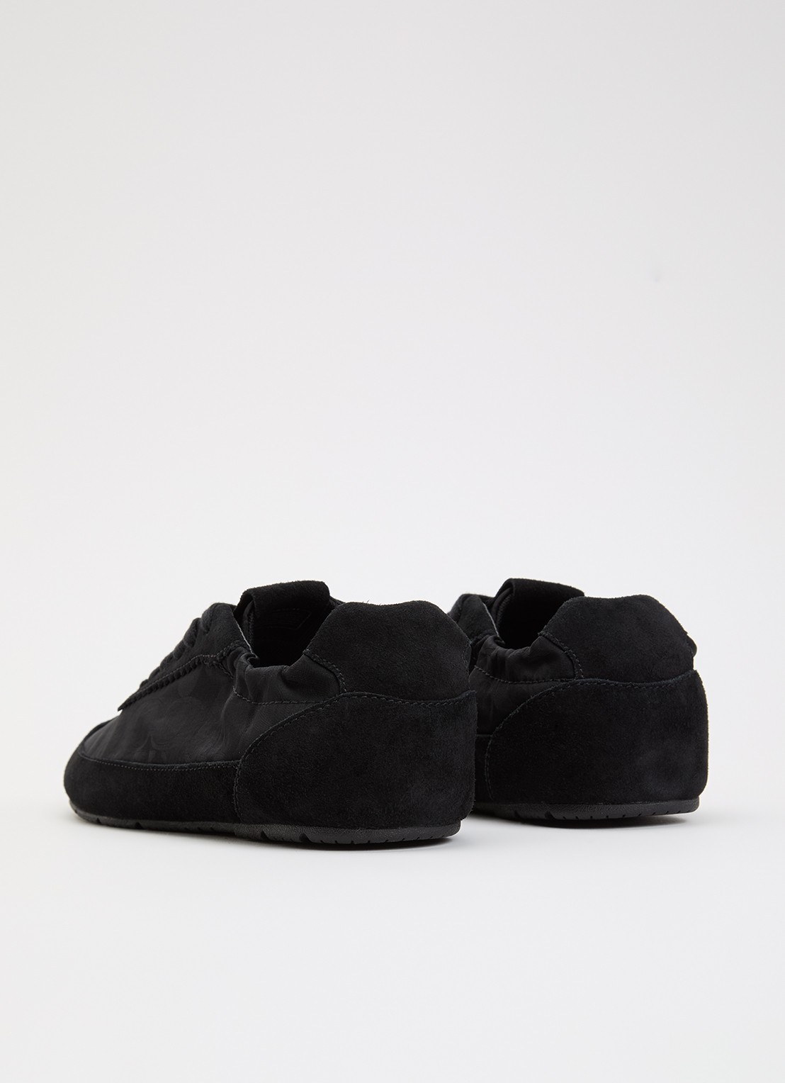 Coach Soft sneaker met suède details - achterkant zwart