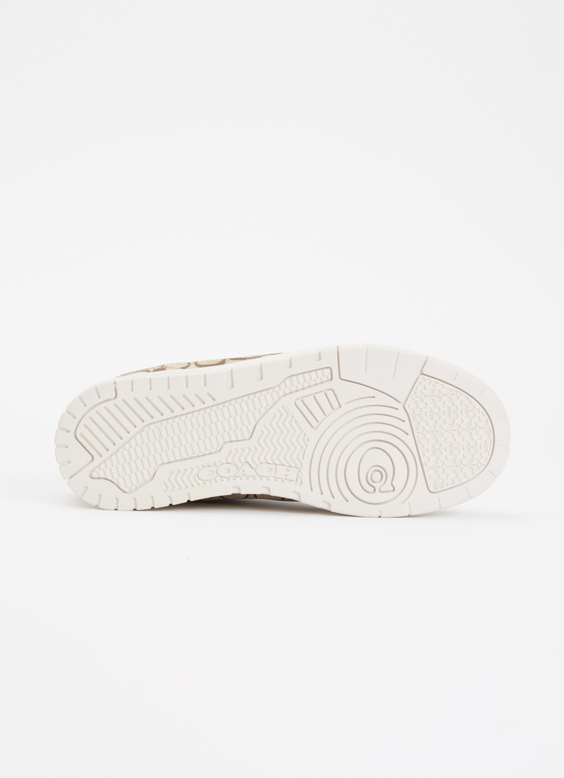 Coach SoHo sneaker met logoprint en details van satijn - detail 4 gebroken wit