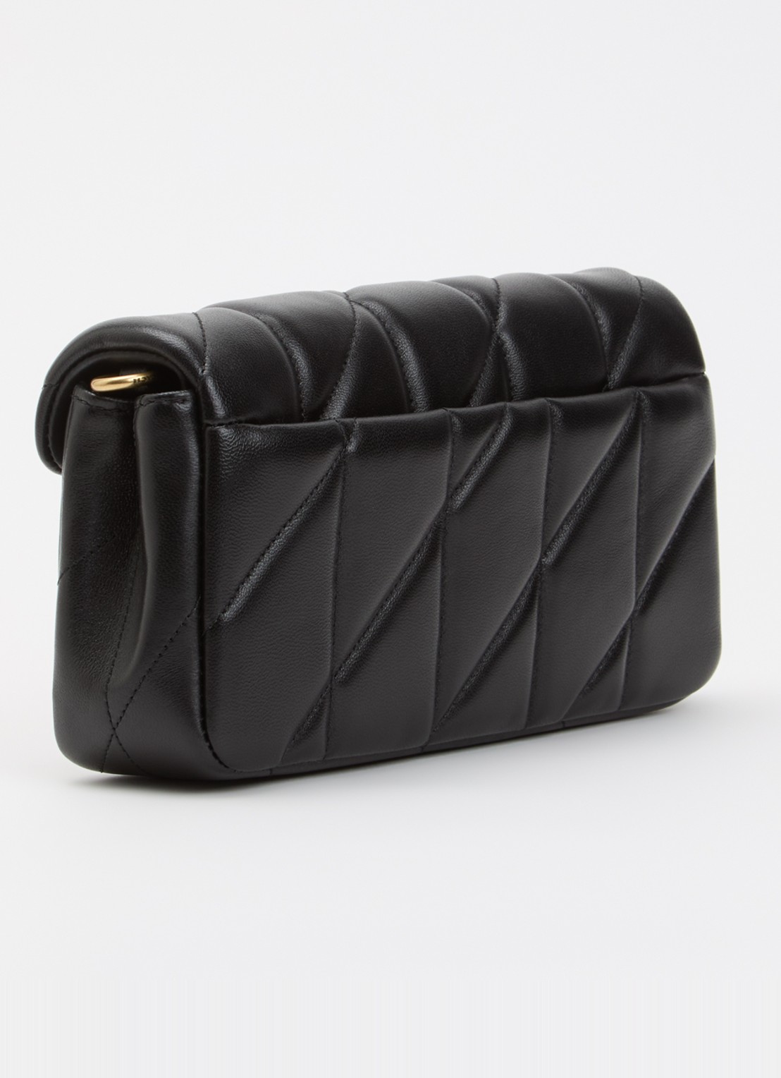 Coach Tabby 19 crossbodytas van leer met afneembare schouderriem - achterkant 7 zwart