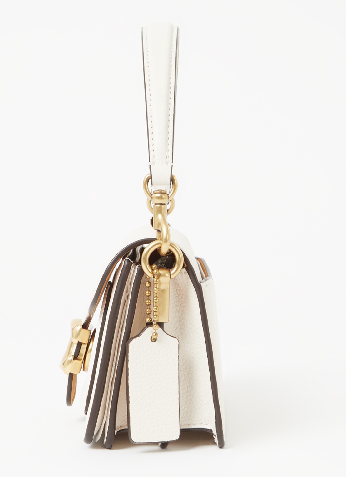 Coach Tabby 20 schoudertas van leer - detail 6 gebroken wit