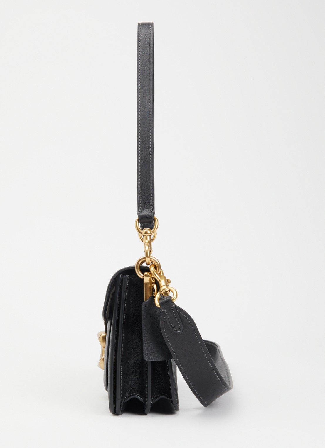 Coach Tabby 26 schoudertas van leer met afneembare schouderriem  - detail 2 zwart