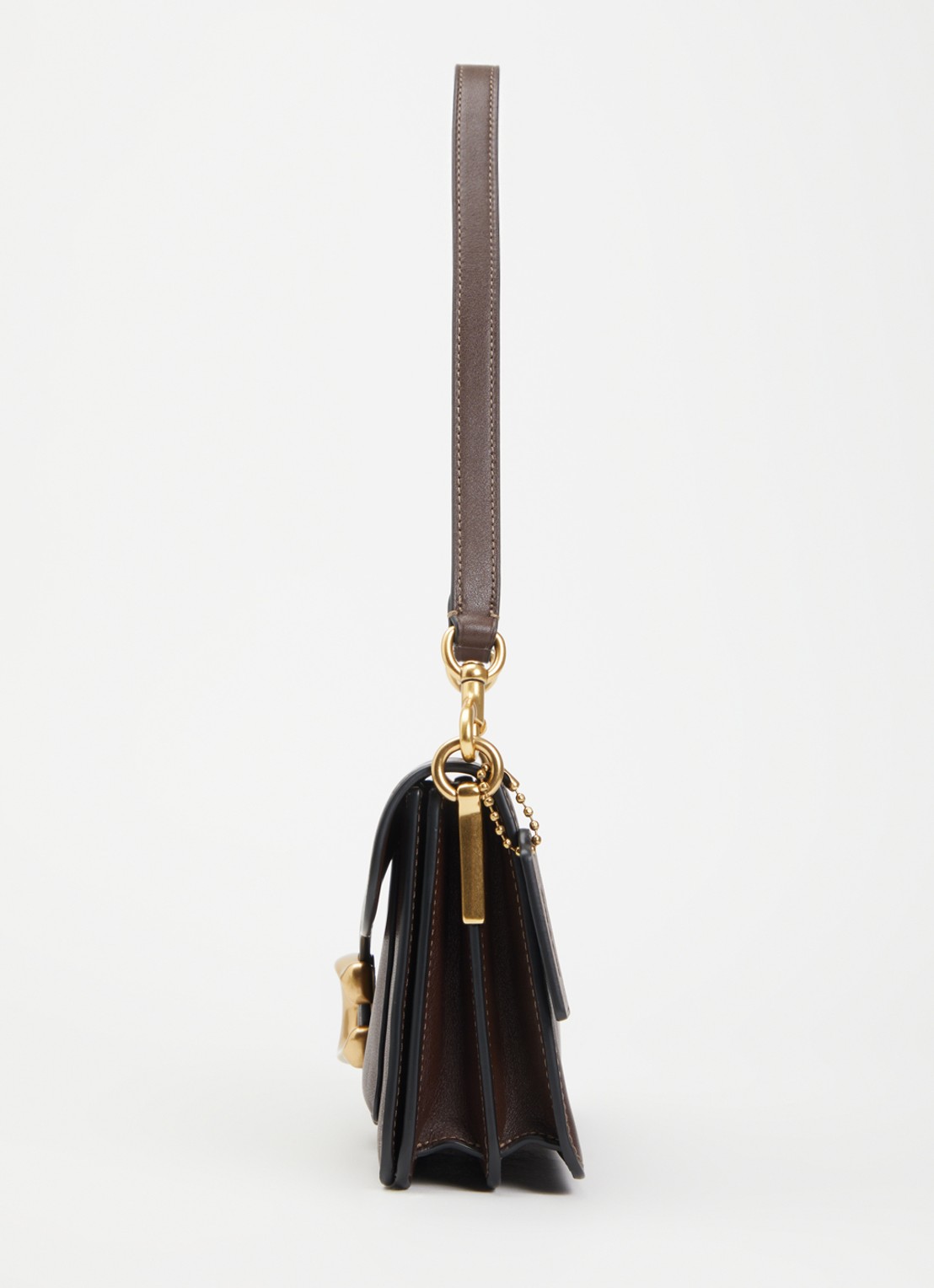 Coach Tabby 26 schoudertas van leer met afneembare schouderriem  - detail 6 donkerbruin