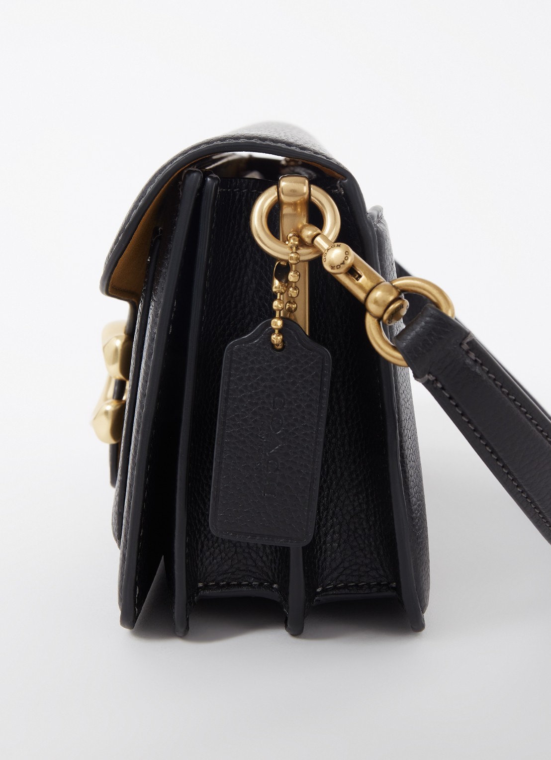 Coach Tabby 26 schoudertas van leer - detail 3 zwart