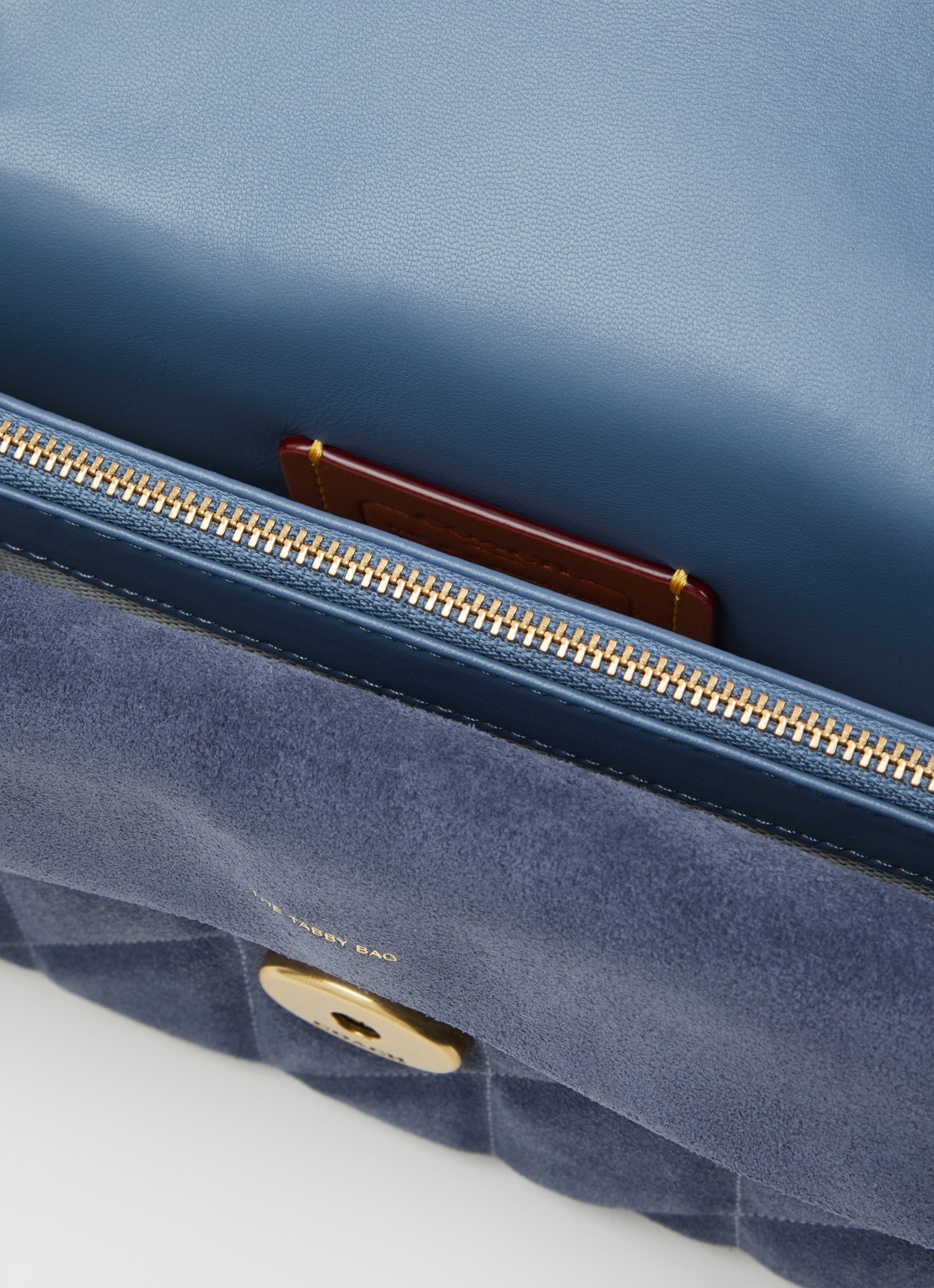 Coach Tabby 26 schoudertas van quilted suède  - detail 5 jeans