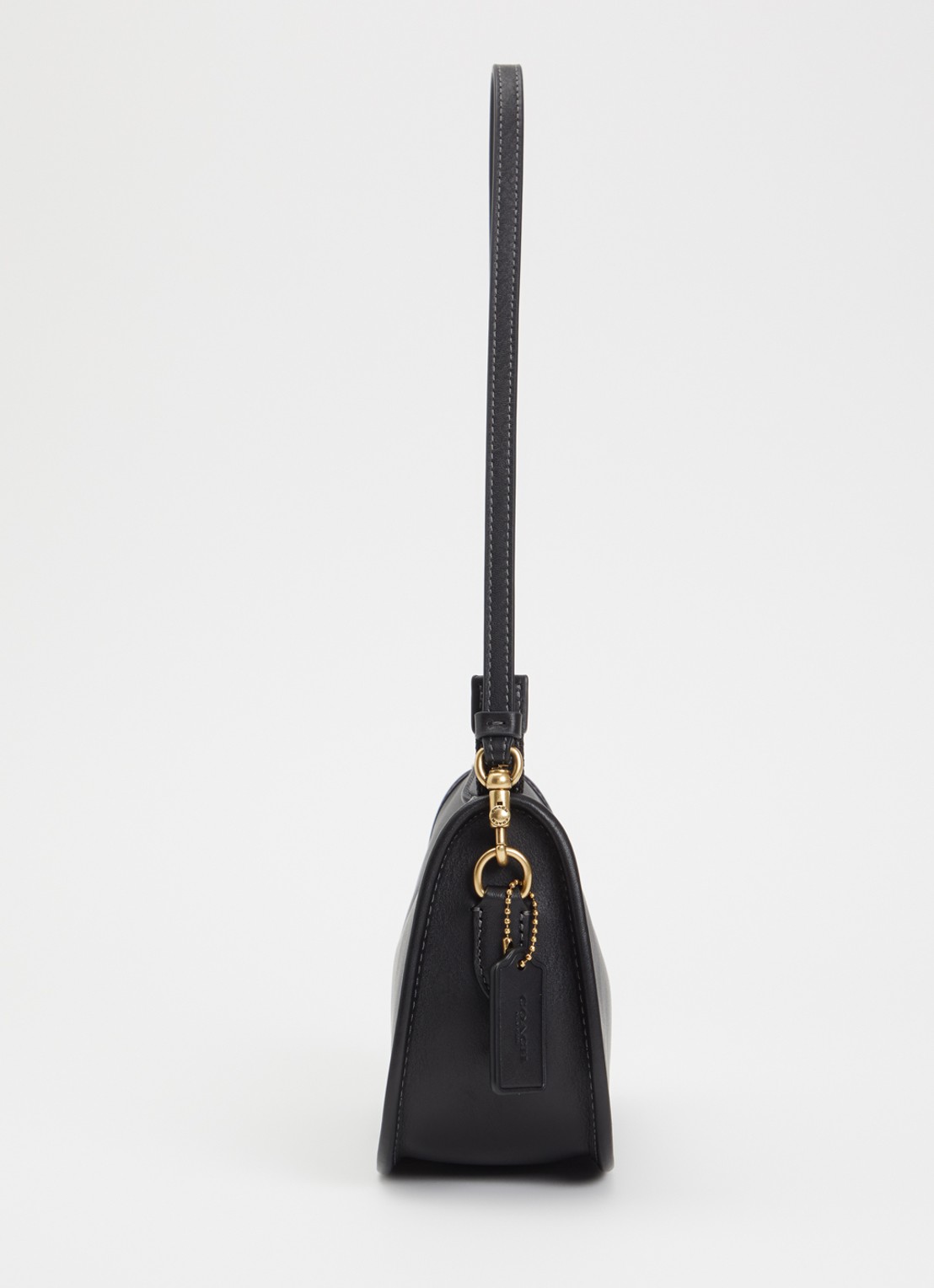 Coach Waverly schoudertas van leer met afneembare schouderriem - detail 6 zwart