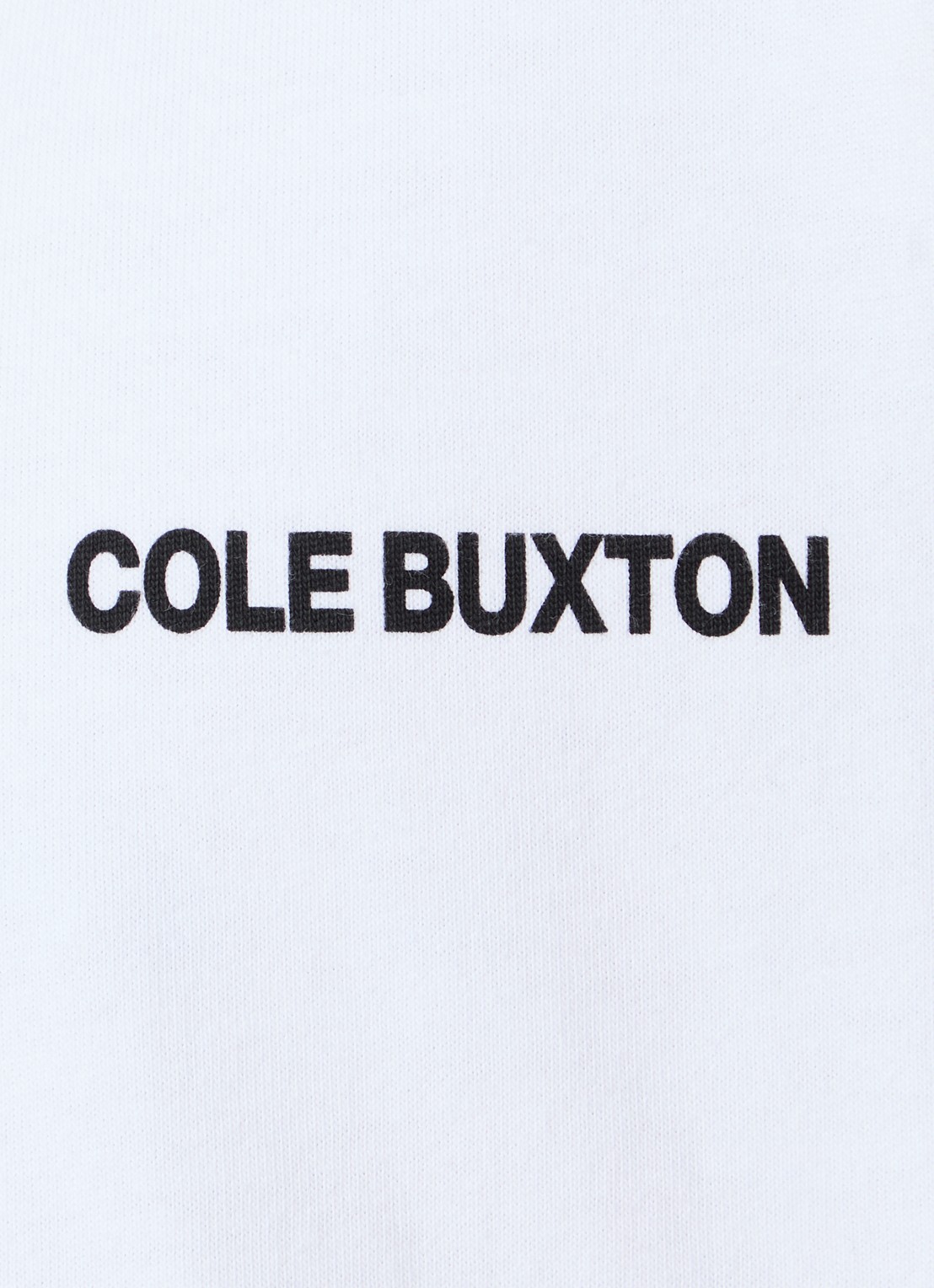 Cole Buxton Sportswear T-shirt met logo- en backprint - detail 5 wit