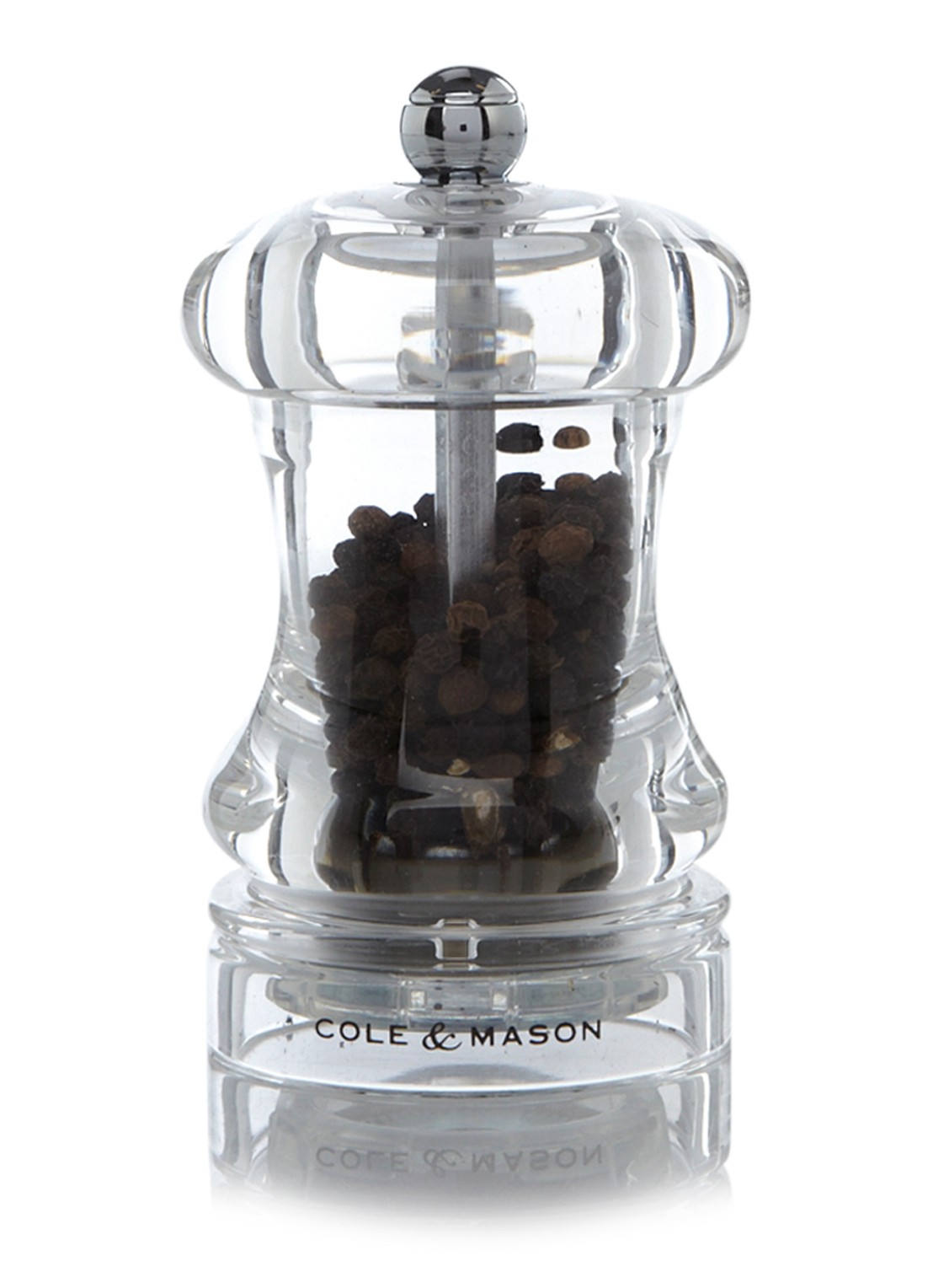 Cole & Mason Pepermolen 9 cm - voorkant transparant