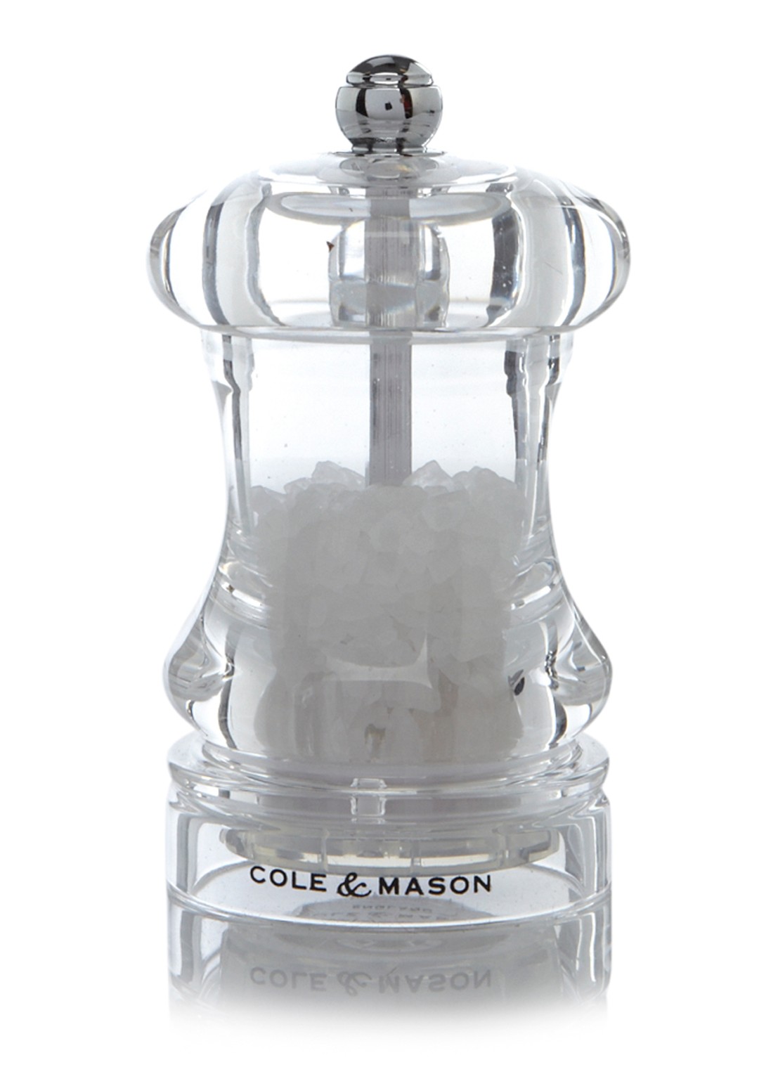 Cole & Mason Zoutmolen 9 cm - voorkant transparant