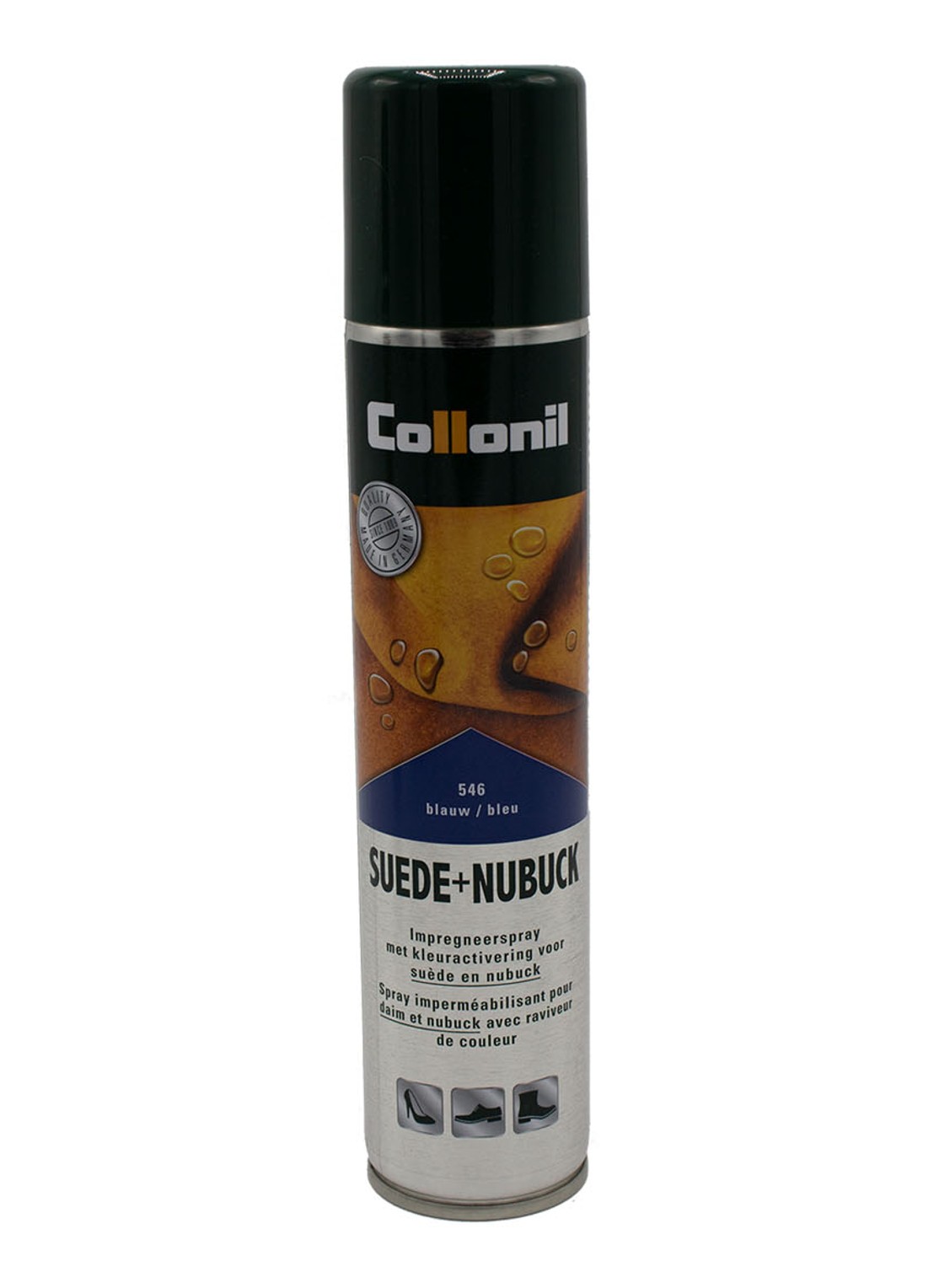 Collonil Suède + nubuck spray blauw 200 ml - voorkant undefined