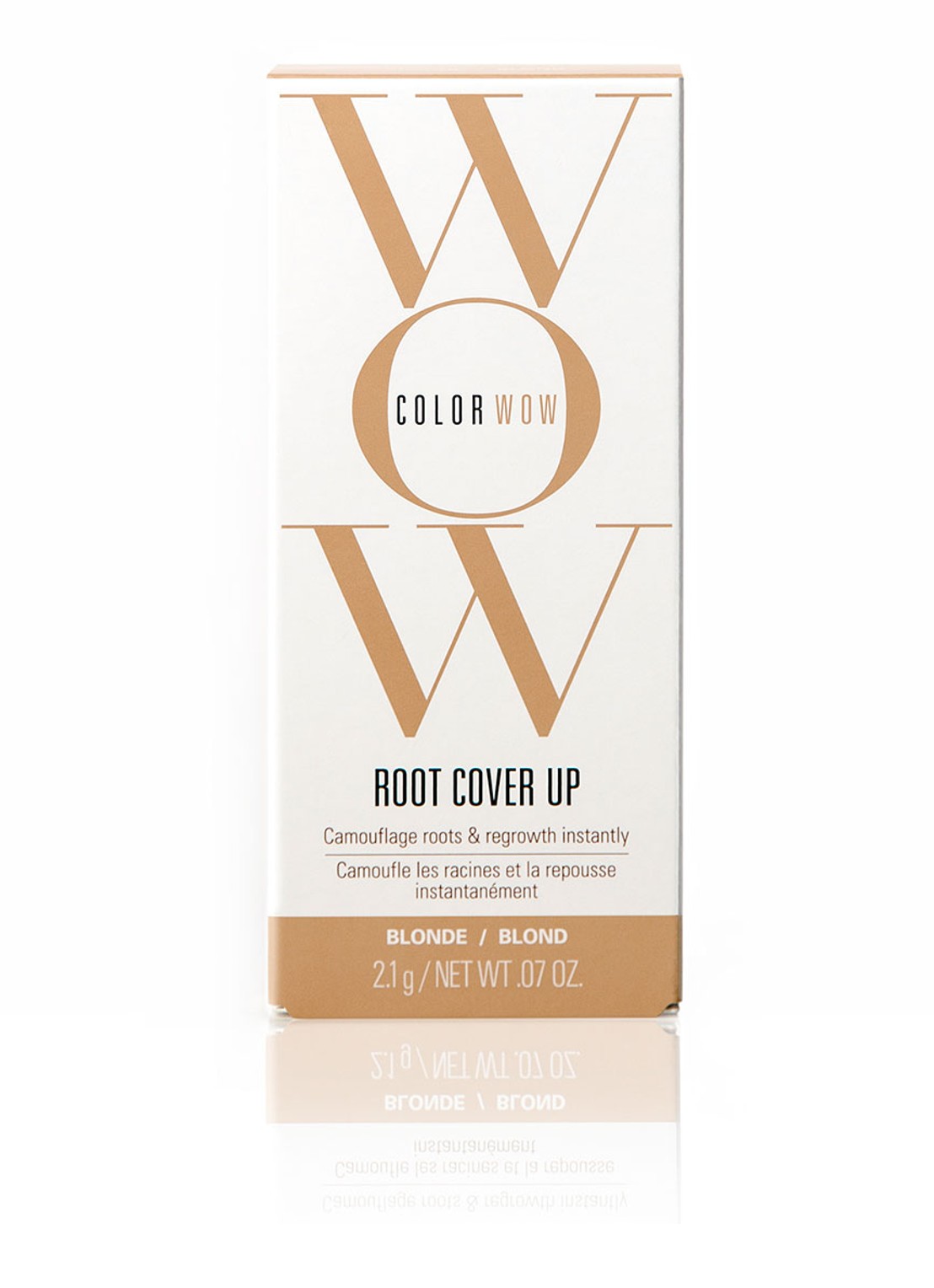 Color Wow Root Cover Up - uitgroei poeder - voorkant blonde