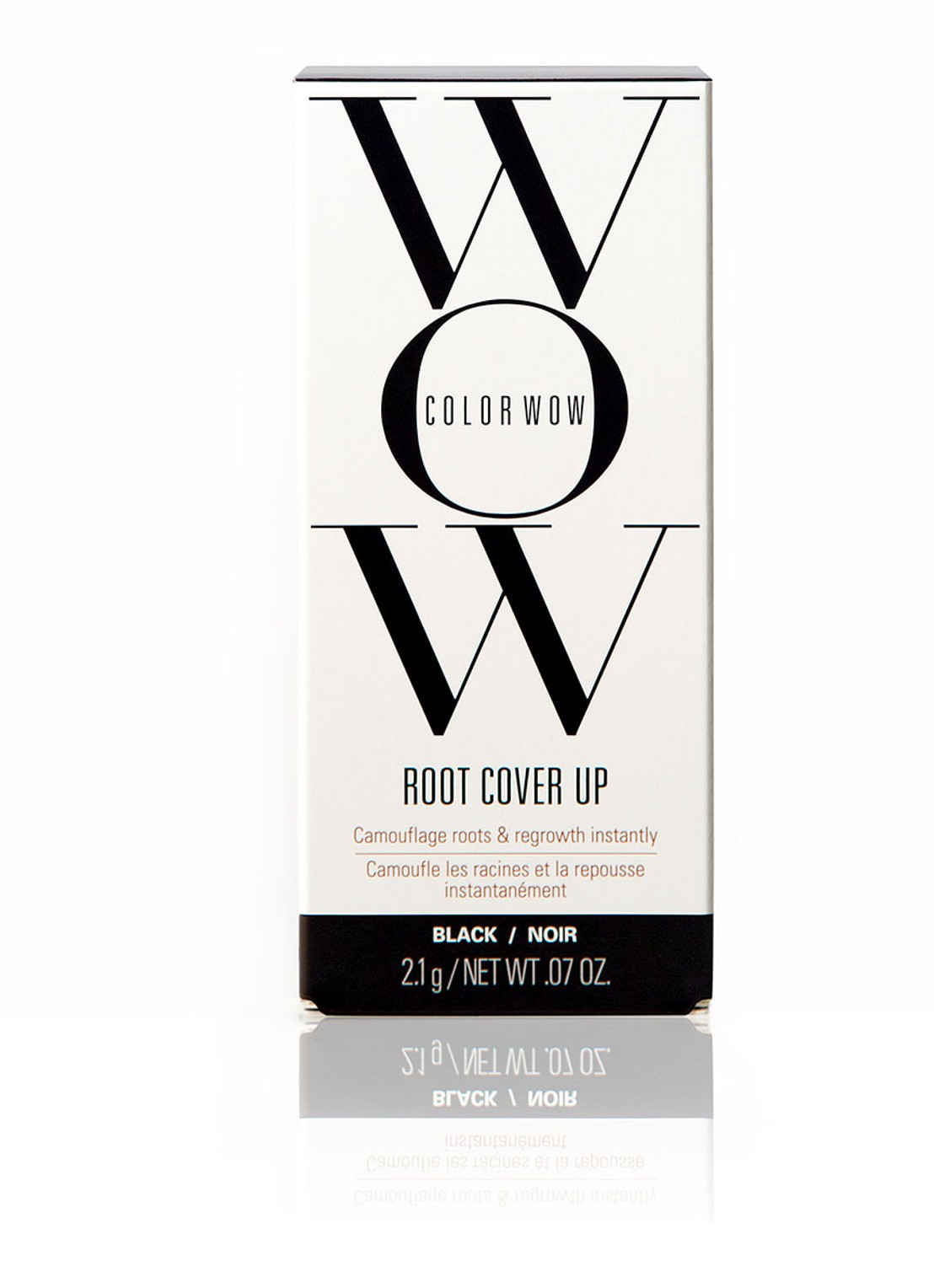 Color Wow Root Cover Up - uitgroei poeder - voorkant 2 black