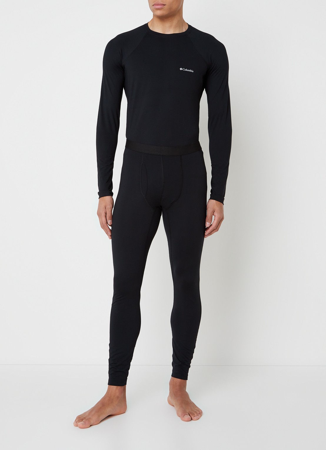 Columbia Lange onderbroek met stretch - voorkant 3 zwart