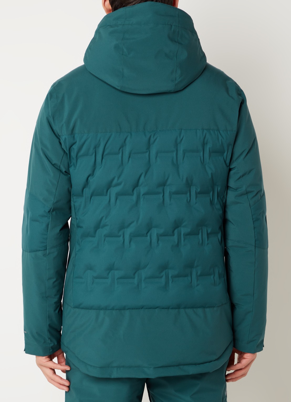 Columbia Wild Card III ski-jas met donsvulling en afneembare capuchon  - achterkant zeegroen