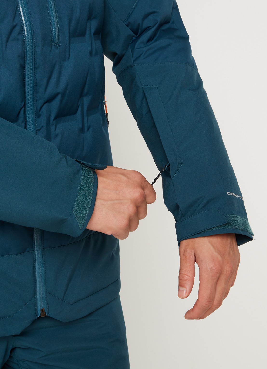 Columbia Wild Card III ski-jas met donsvulling en afneembare capuchon  - detail 5 zeegroen