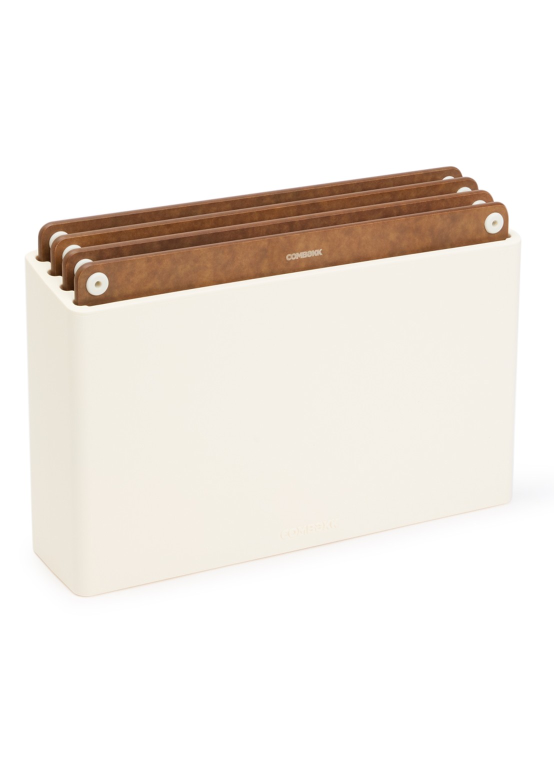 Combekk Snijplank 22 x 32 cm set van 4 - voorkant 4 zand