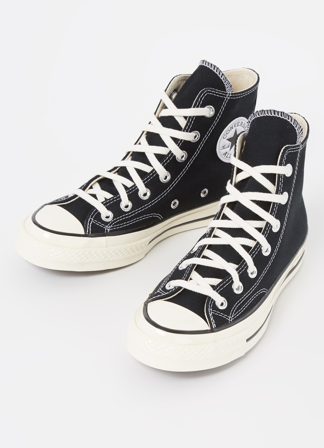 Converse Chuck 70 Hi sneaker van canvas - detail zwart